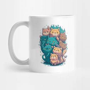 Feline Fine with Pawsitively Purrfect Design Mug